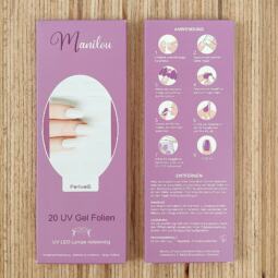 UV Gel Folien - Manilou - perlweiß – Bild 2