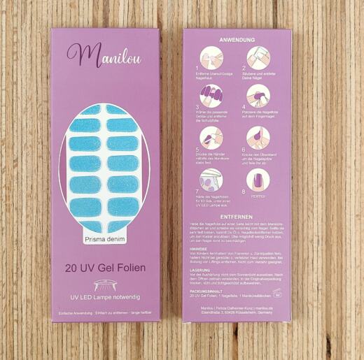 UV Gel Folien - Manilou - Prisma denim