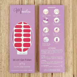 UV Gel Folien - Manilou - Prisma magenta – Bild 2