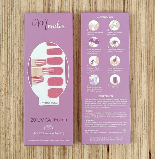 UV Gel Folien - Manilou - Prisma rosa