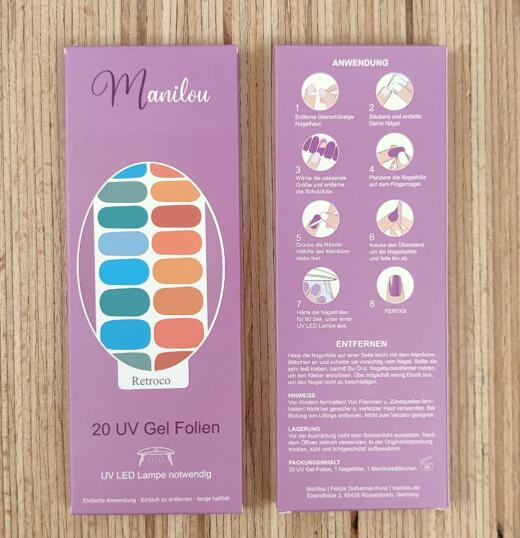 UV Gel Folien - Manilou - Retroco
