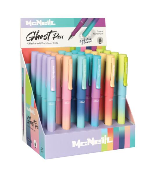 McNeill Ghost Pen - Füller mit radierbarer Tinte - Farbverlauf