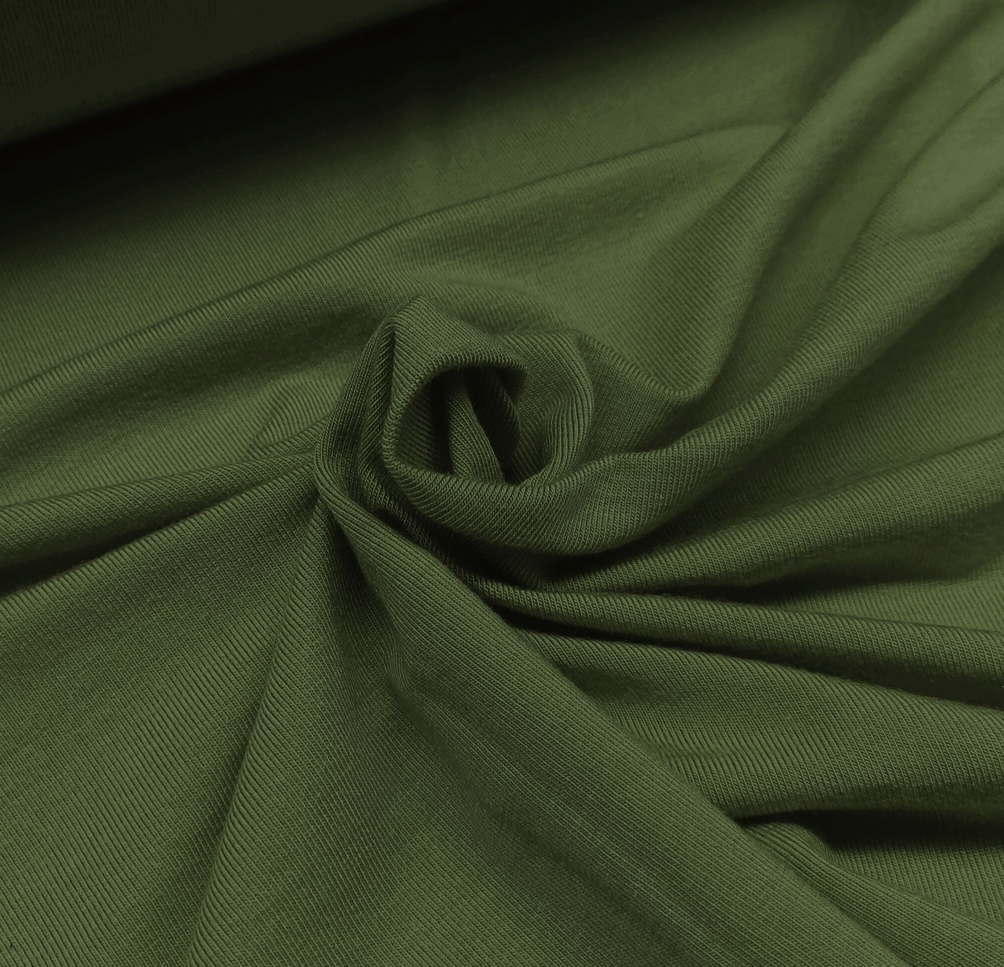 Modaljersey Emilia (mit TENCEL™ Modal) - dunkelgrün 018 – Bild 1