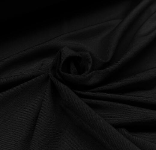 Modaljersey Emilia (mit TENCEL™ Modal) - schwarz 001