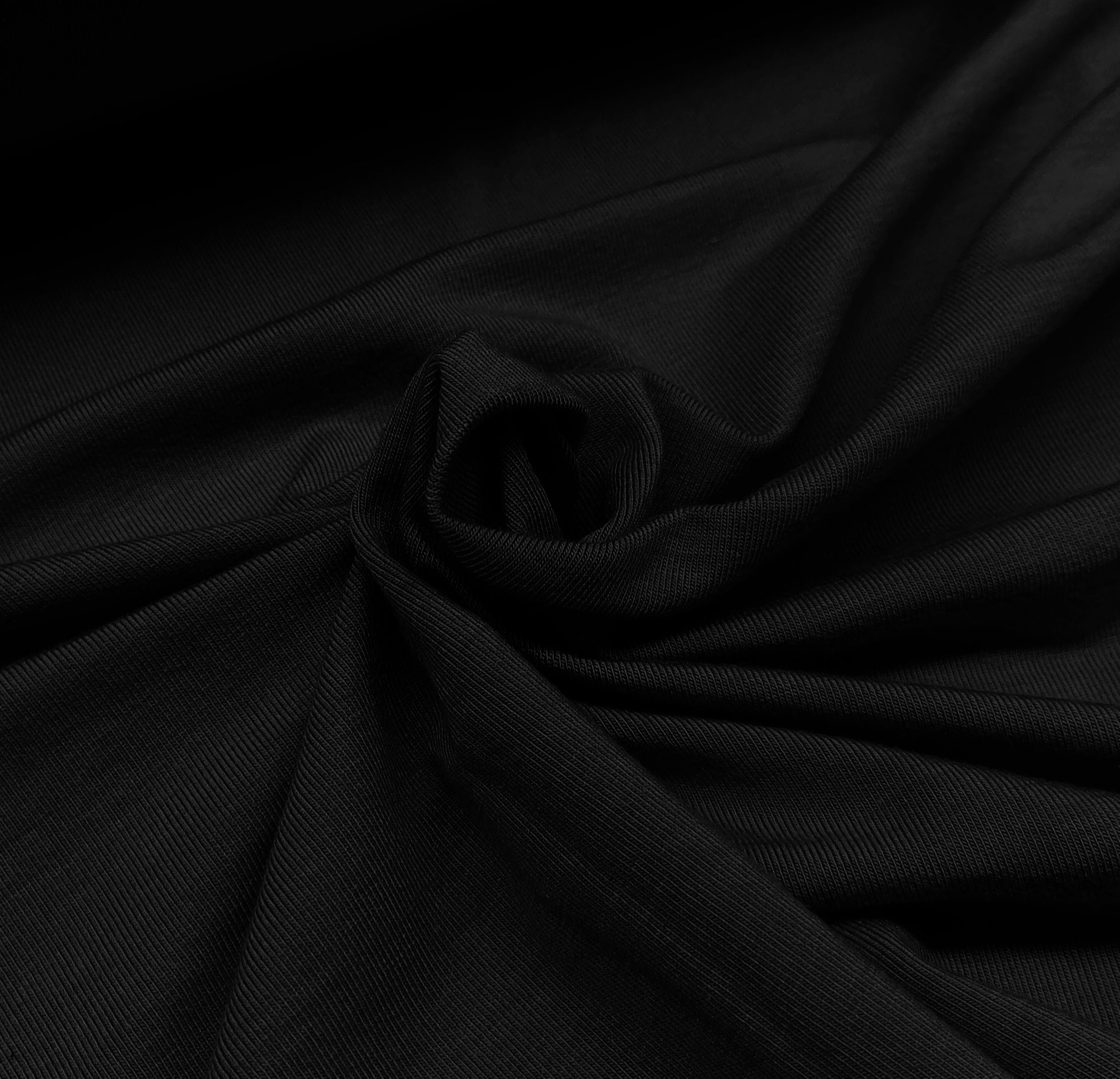 Modaljersey Emilia (mit TENCEL™ Modal) - schwarz 001 – Bild 1