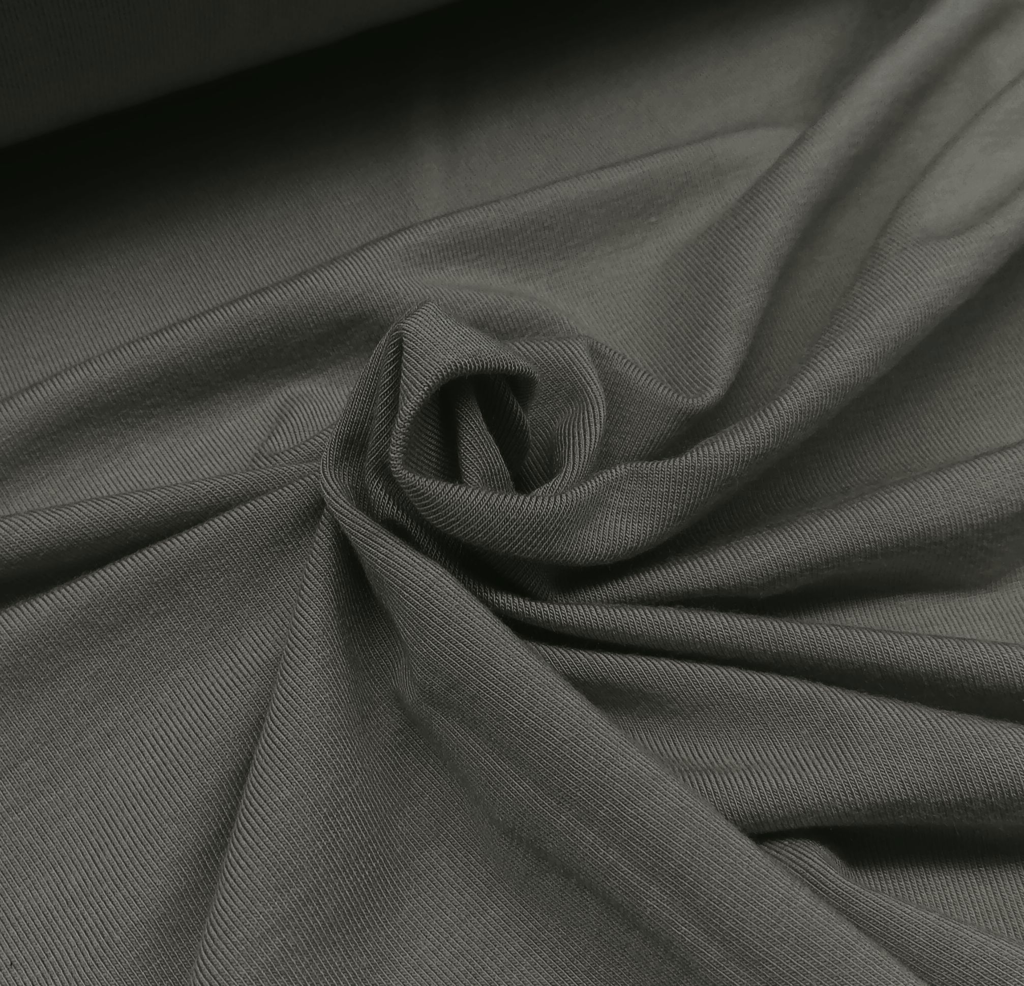 Modaljersey Finn (mit TENCEL™ Modal) - dunkelgrau 160 – Bild 1