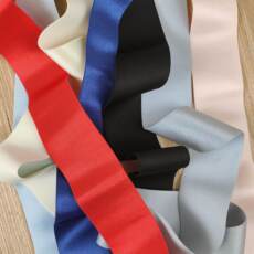 weiches Satin Gummiband 50mm - verschiedene Farben