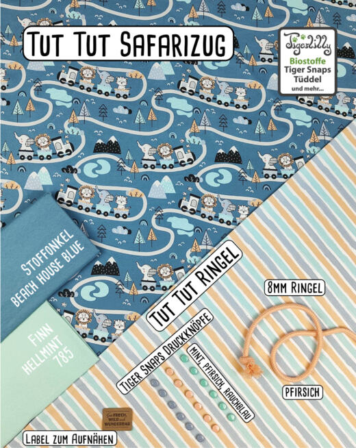 Biojersey - Tigerlilly - Tut Tut Safarizug