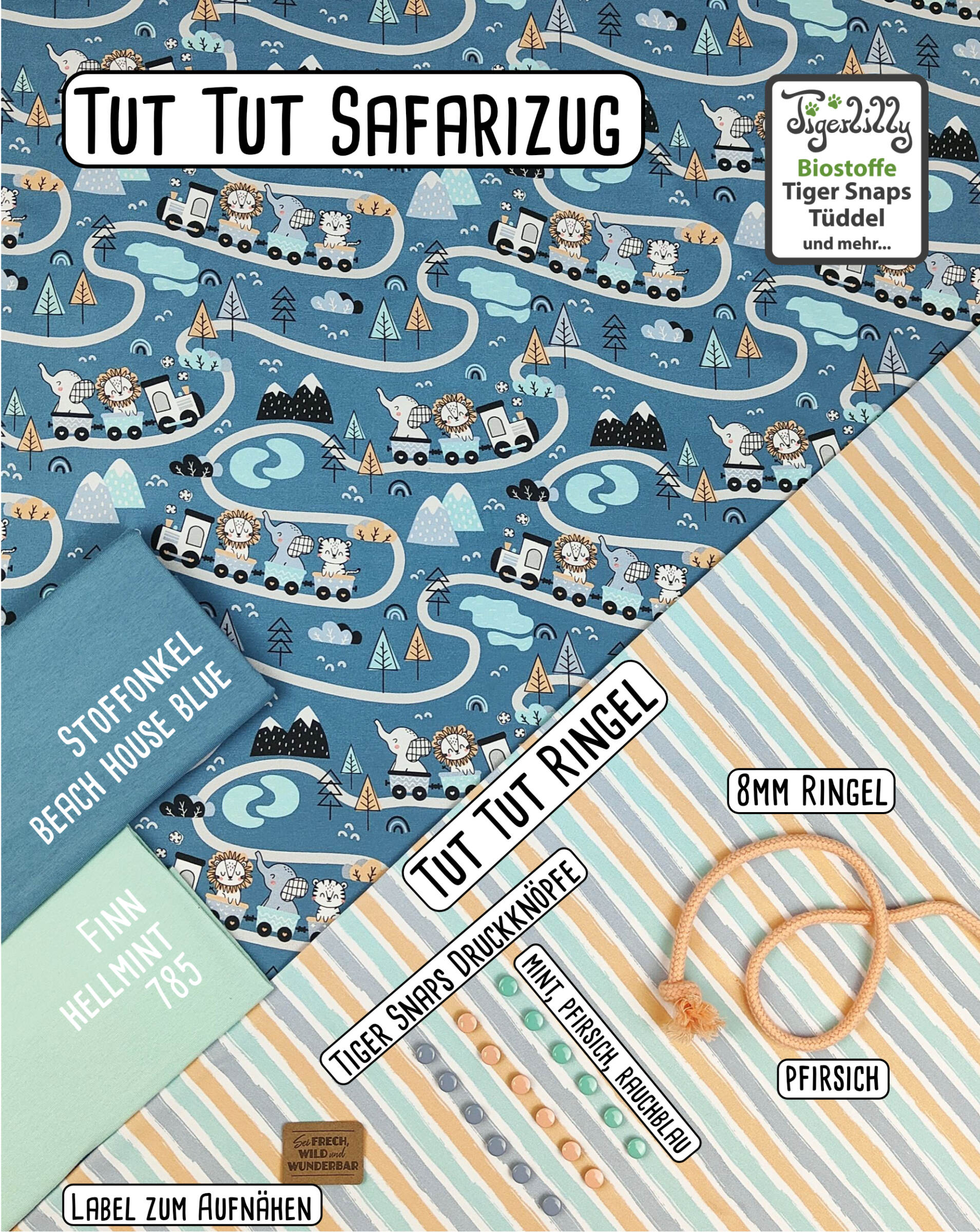 Tut Tut zug und Ringel