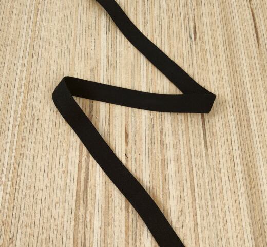 Weiches Gummiband 15mm - schwarz 014