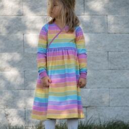 Bio Sommersweat - Tigerlilly - Blockstreifen Pastellina – Bild 7