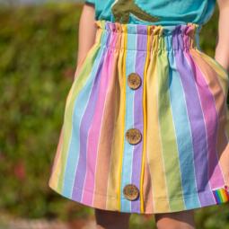Bio Sommersweat - Tigerlilly - Blockstreifen Pastellina – Bild 10