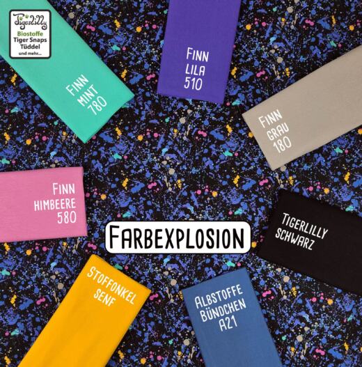 Biojersey - Tigerlilly - Farbexplosion