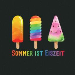 DTF Bügelbild N7 - Tigerlilly EP – Sommer ist Eiszeit (ca. 8 x 6cm)