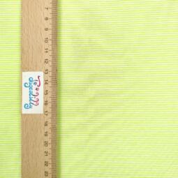 Biojersey - Tigerlilly - Miniminiminiringel limette/weiß – Bild 2