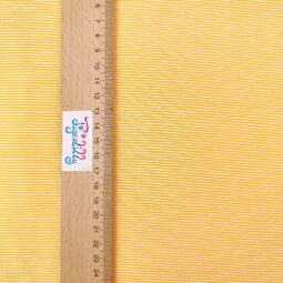 Biojersey - Tigerlilly - Miniminiminiringel orange/weiß – Bild 2