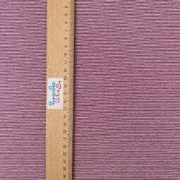 Biojersey - Tigerlilly - Miniminiminiringel berry/weiß – Bild 2