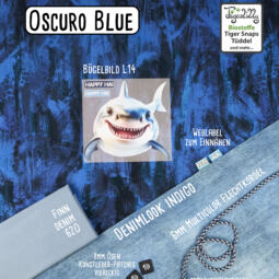 Biojersey - Tigerlilly - Oscuro Blue – Bild 4