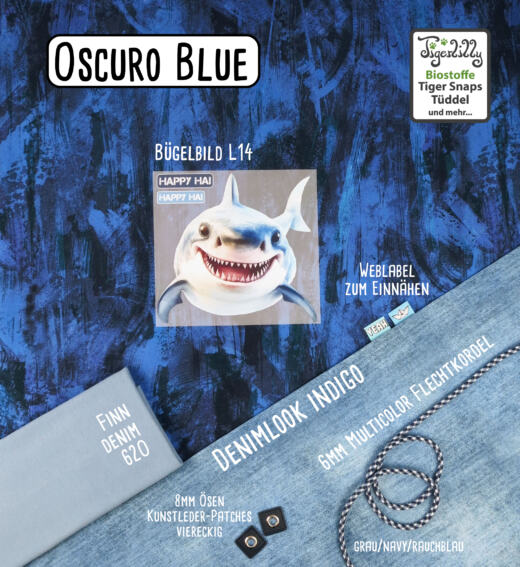 Biojersey - Tigerlilly - Oscuro Blue