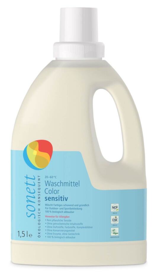Sonett Color Waschmittel sensitiv - 1,5 Liter (Abverkauf)