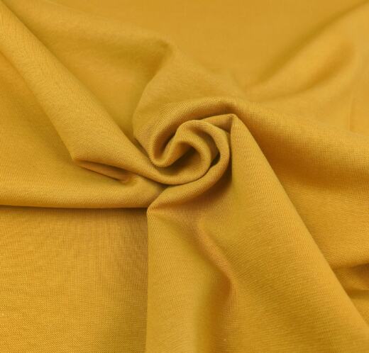 Biobündchen uni (Überbreite) - Tigerlilly Basic - golden ochre