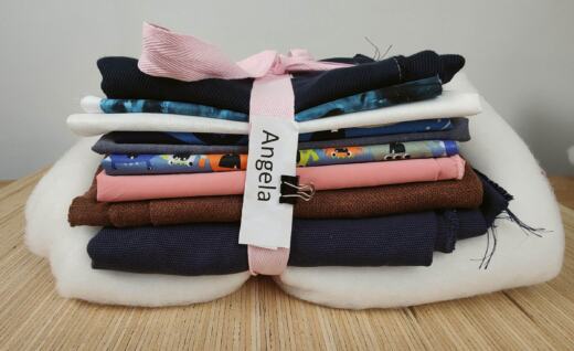 1kg Webstoff-Paket ANGELA (mit Mängeln)