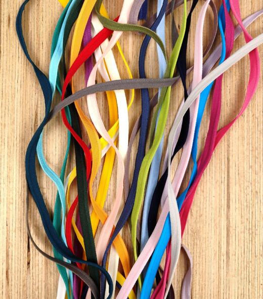 Abverkauf: Elastisches Paspelband - Farbauswahl