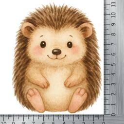 DTF Bügelbild N14 - Igel (ca. 9 x 11cm) – Bild 2