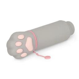 Legami 2-in-1-Federmäppchen aus Silikon - Kawaii - Kitty Pfötchen – Bild 3