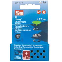 Prym 20 Jersey-Druckknöpfe hellgrün (390 775)