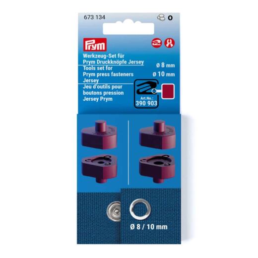 Prym Werkzeug-Set für Jersey Druckknöpfe 8 & 10mm (673 134)