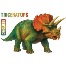 DTF Bügelbild F16 - Tigerlilly EP - Triceratops (ca. 18,5 x 12cm)