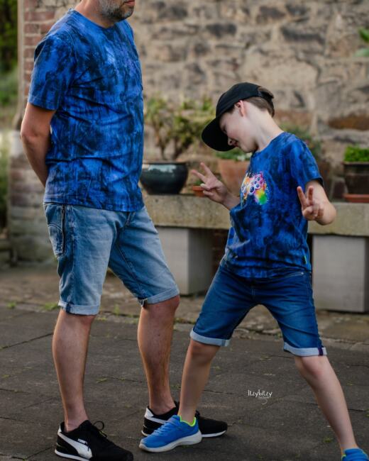 Biojersey - Tigerlilly - Oscuro Blue