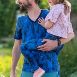 Biojersey - Tigerlilly - Oscuro Blue – Bild 6