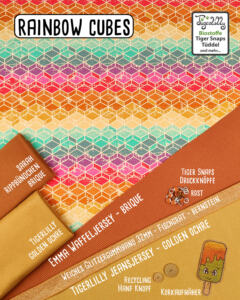 Biojersey - Tigerlilly - Rainbow Cubes