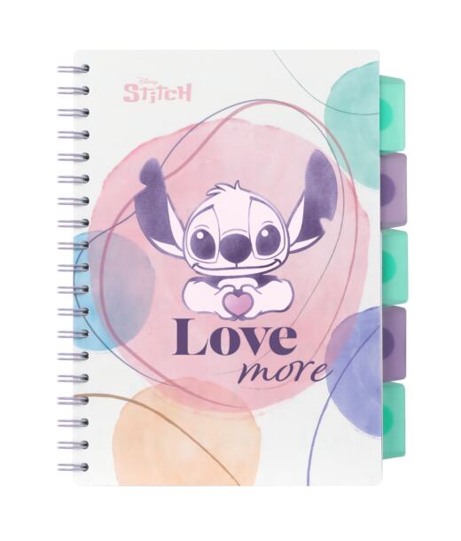 Disney Projektbuch B5 - Stitch "Love more"