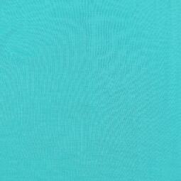 B-Ware: Bio Wolljersey (Interlock) uni - türkis – Bild 2