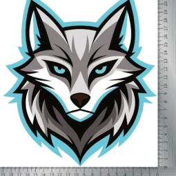 DTF Bügelbild N19 - Bad Wolf (ca. 19 x 21,5cm) – Bild 2