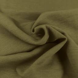 Bio Wollbündchen - dusty olive (schmal)