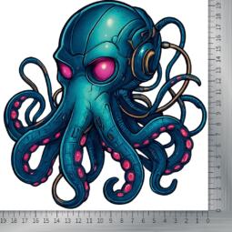 DTF Bügelbild O8 - Neotopod (ca. 19 x 19,5cm) – Bild 2