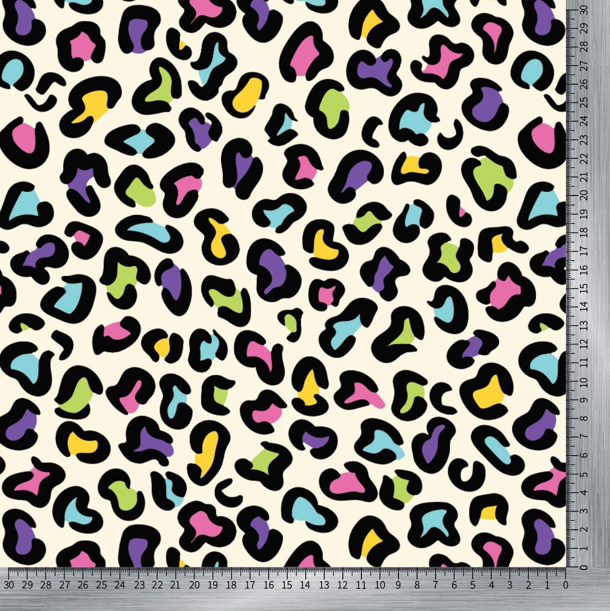 Leoliebe bunt Lineal
