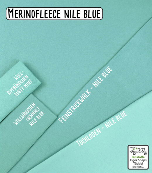 Bio Feinstrickwalk (Merino) - nile blue