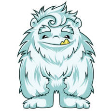 Bügelbild O9 - Tigerlilly EP - Yeti (ca. 14 x 19,5cm)
