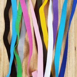B-Ware: elastisches Gummiband 20mm - uni - schwarz