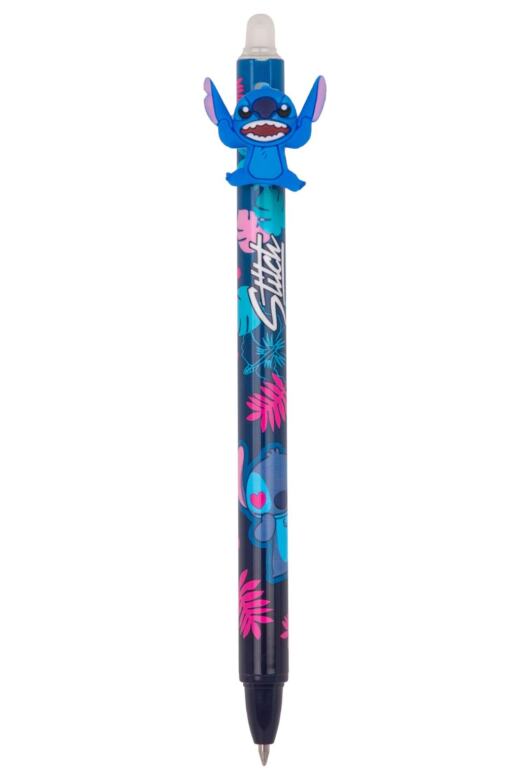 Radierbarer Gelstift mit Druckmechanismus - Disney - "Stitch" creepy smile