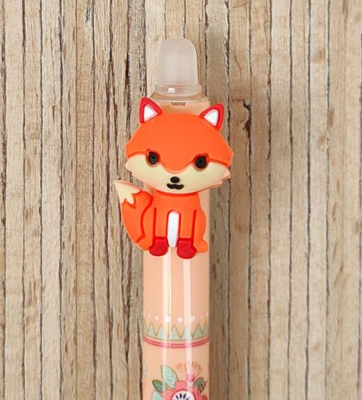 Radierbarer Gelstift mit Druckmechanismus - Fuchs