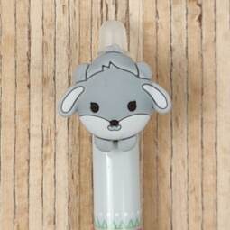 Radierbarer Gelstift mit Druckmechanismus - Hase