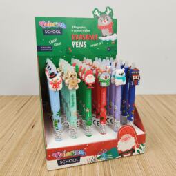2er Set radierbare Stifte  - Colorino School - Eisbär & Weihnachtsmann – Bild 4