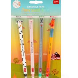 Legami Set mit 4 radierbaren Gelstiften - Farm Sweet Farm – Bild 2