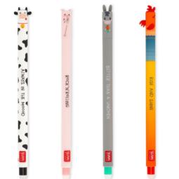 Legami Set mit 4 radierbaren Gelstiften - Farm Sweet Farm – Bild 3